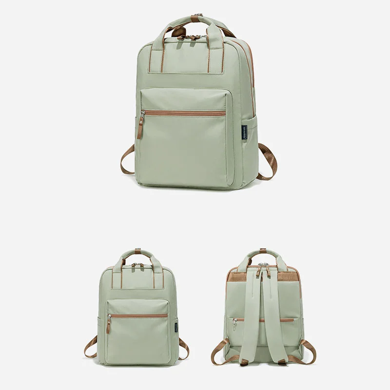 Guangzhou Fuliya Industry Co.,Ltd C-81327 Large-capacity backpack, multi-layer storage, dedicated laptop compartment, magnetic front pocket, luggage sleeve, adjustable shoulder straps - suitable for commuting, travel, and daily use.