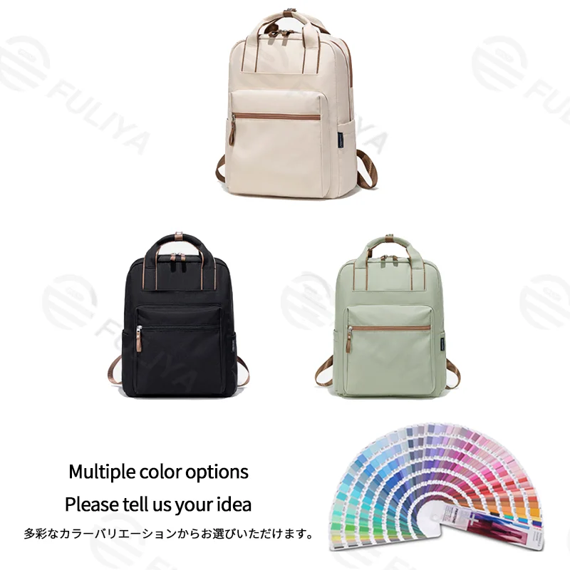Guangzhou Fuliya Industry Co.,Ltd C-81327 Large-capacity backpack, multi-layer storage, dedicated laptop compartment, magnetic front pocket, luggage sleeve, adjustable shoulder straps - suitable for commuting, travel, and daily use.