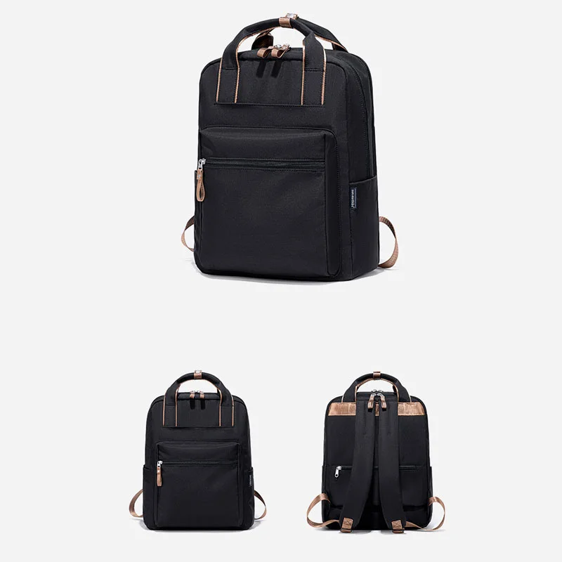 Guangzhou Fuliya Industry Co.,Ltd C-81327 Large-capacity backpack, multi-layer storage, dedicated laptop compartment, magnetic front pocket, luggage sleeve, adjustable shoulder straps - suitable for commuting, travel, and daily use.