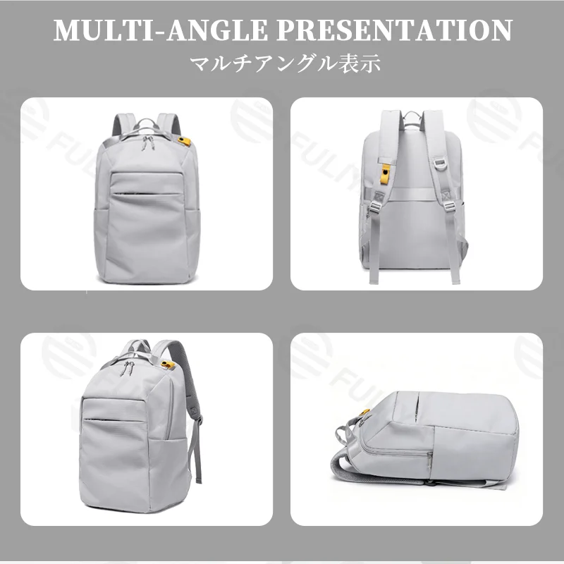 Guangzhou Fuliya Industry Co.,Ltd C-81330 Large-capacity main compartment, thickened breathable shoulder straps, detachable zipper pouch, back luggage sleeve, multi-functional pockets - ideal for commuting, travel, and school.