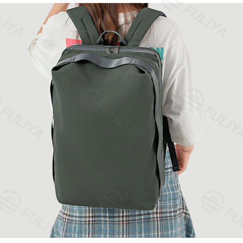 Guangzhou Fuliya Industry Co.,Ltd C-81331 Water-repellent durable fabric, large capacity, laptop sleeve, luggage pass-through, breathable back - for commuting, business, travel, hiking.