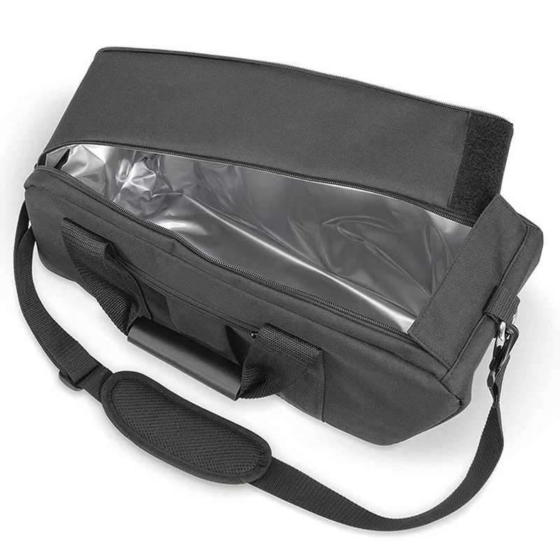 Guangzhou Fuliya Industry Co.,Ltd C-81338 Insulated saddle bag, fits 6-8 cans + snacks, shoulder/hand carry, wide shoulder strap, comfortable handle, smooth zipper - for short trips, picnics, and outdoor cooling.