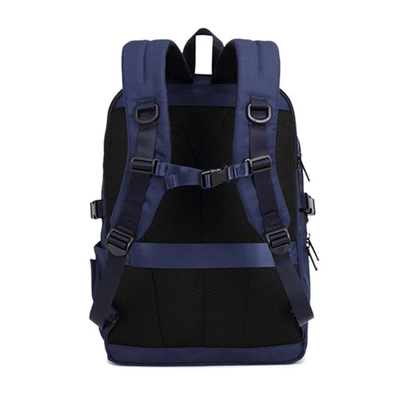 Guangzhou Fuliya Industry Co.,Ltd C-81339 Large-capacity backpack with laptop compartment, drawstring front pocket, multiple zipper pockets, side slip pocket, and luggage sleeve - suitable for travel, commuting, and campus.