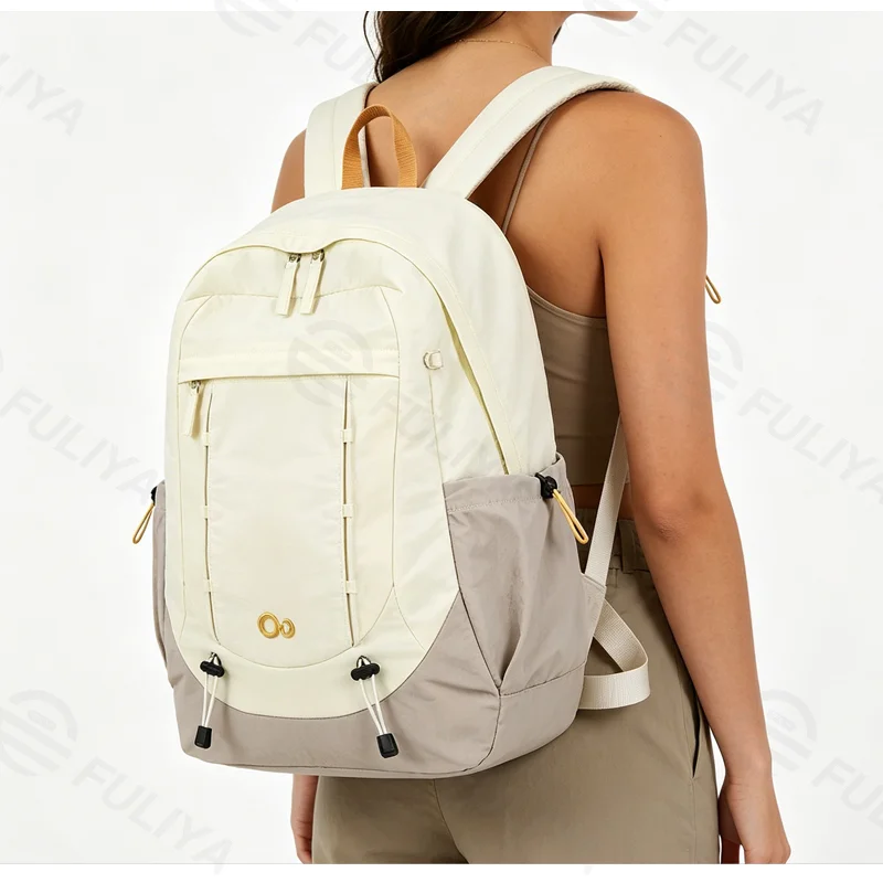 Guangzhou Fuliya Industry Co.,Ltd C-81346 This backpack features durable waterproof fabric, a dedicated laptop compartment, expandable side pockets, multi-functional pockets, and large capacity - ideal for school, commuting, and hiking.