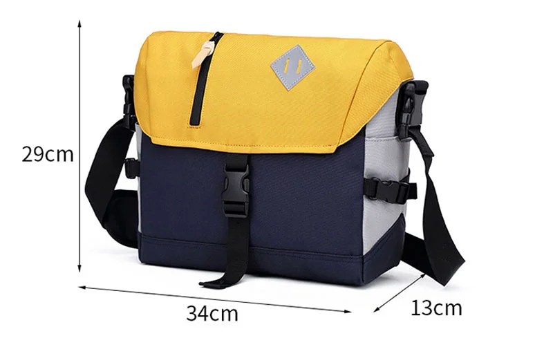 Guangzhou Fuliya Industry Co.,Ltd C-81348 Multi-pocket large-capacity canvas messenger bag, internal dividers for A4, fits laptop and camera, adjustable shoulder strap - ideal for photographers and students.