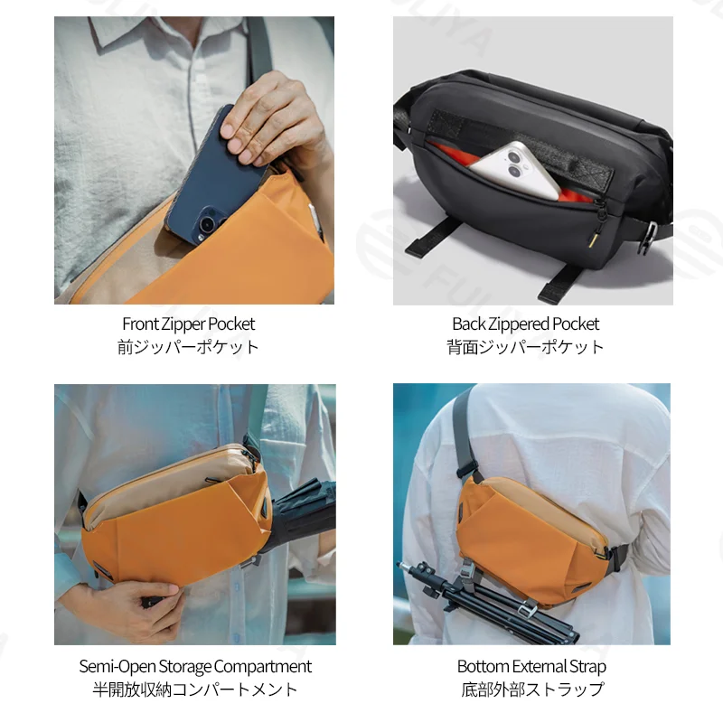 広州富麗雅実業有限会社 C-81354 この多機能ショルダーバッグは、手提げ・肩掛け両用、調節可能ショルダーパッド、半開放コンパートメント、底部ストラップを備え、通勤・アウトドア・デイリーに最適です。