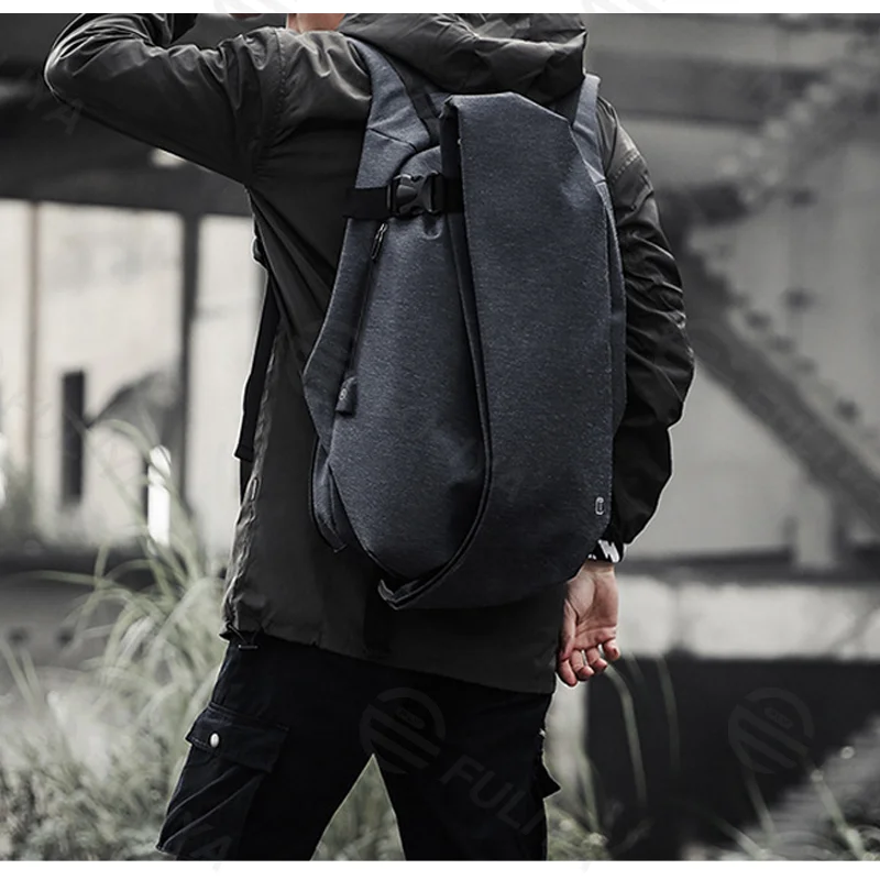 Guangzhou Fuliya Industry Co.,Ltd C-81380 Large capacity, 180° opening with multi-layer storage, hidden anti-theft pocket, charging buckle, side water bottle pocket, luggage strap, breathable mesh back panel - suitable for commuting, travel, and outdoor.