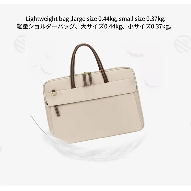 Guangzhou Fuliya Industry Co.,Ltd C-81386 This lightweight waterproof laptop bag features large inner pockets, back pockets, hidden front zipper pocket, and luggage strap - ideal for commuting and business.