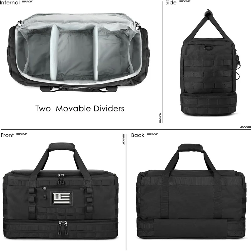 Guangzhou Fuliya Industry Co.,Ltd C-81391 This travel bag is airline-approved size, with a separate shoe compartment, movable dividers, multiple pockets, padded shoulder strap and handle - perfect for travel, gym, and daily use.