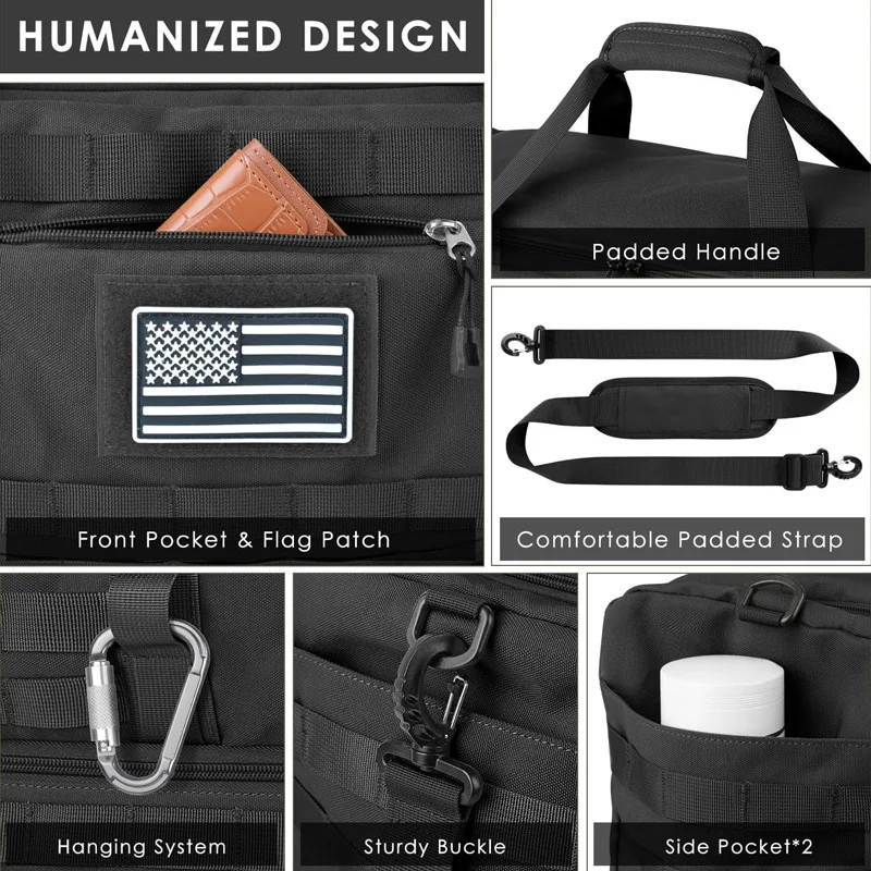 Guangzhou Fuliya Industry Co.,Ltd C-81391 This travel bag is airline-approved size, with a separate shoe compartment, movable dividers, multiple pockets, padded shoulder strap and handle - perfect for travel, gym, and daily use.