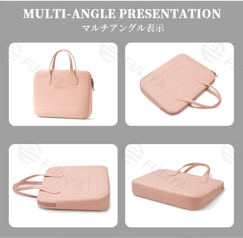 Guangzhou Fuliya Industry Co.,Ltd C-81400 This thick waterproof EVA bag is abrasion-resistant, tear-resistant, large-capacity with no bulging, dual-head zipper, and reinforced handles - for laptops, cosmetics, travel, and daily use.