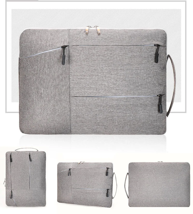 Guangzhou Fuliya Industry Co.,Ltd C-81402 This multi-functional laptop sleeve features multi-section storage, internal pockets for laptop, wallet, phone, and pen, available in S/M/L sizes - ideal for commuting, business trips, and school.