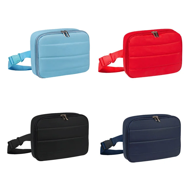 Guangzhou Fuliya Industry Co.,Ltd C-81411 This multi‑functional insulated waist pack is made of waterproof PEVA, keeps drinks cold, with smooth zipper and adjustable strap, waist/crossbody carry – ideal for hiking, camping, and travel.
