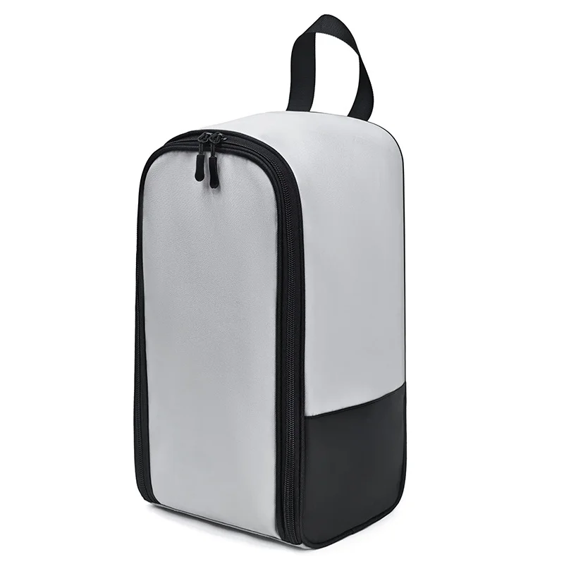 Guangzhou Fuliya Industry Co.,Ltd C-81415 This shoe bag is made of high-density Oxford fabric, water-proof and dust-proof, with ventilation holes, dual-zipper wide opening, and large capacity - for gym, travel, and daily use.