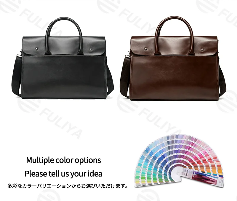 Guangzhou Fuliya Industry Co.,Ltd C-81422 This soft leather tote is large enough for a laptop, water‑repellent and wear‑resistant, with a detachable strap, hand/shoulder/crossbody carry – for commuting and business trips.