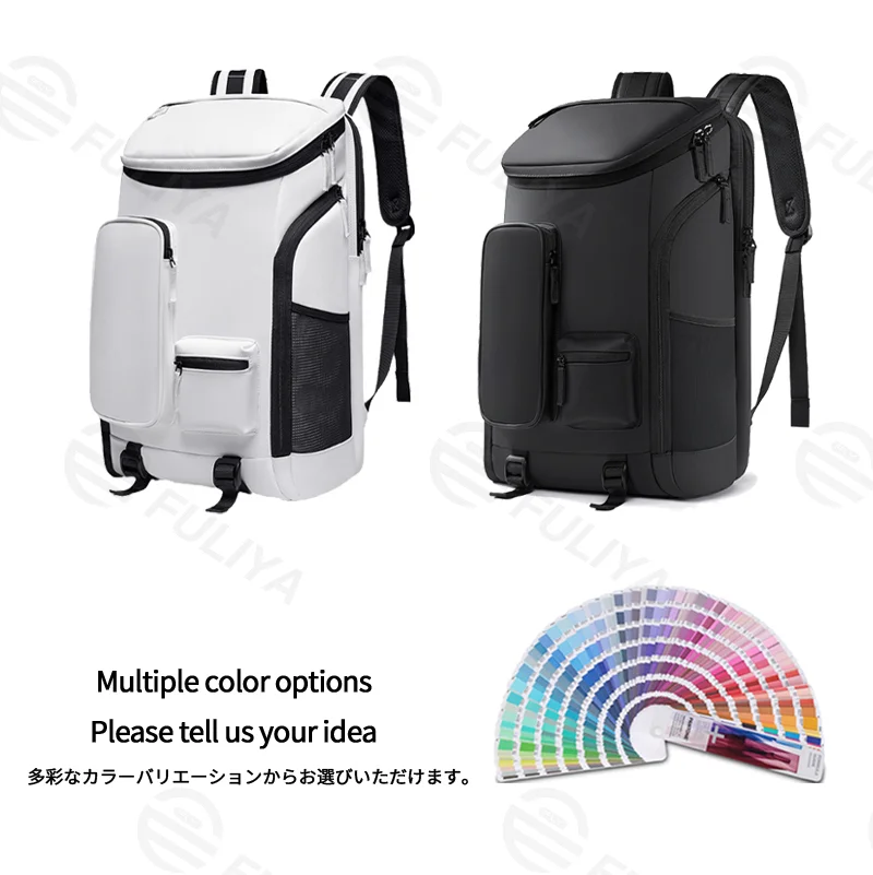 広州富麗雅実業有限会社 C-81425 この多機能バックパックは撥水・耐久性、大容量で独立シューズコンパートメントとPC収納、背面負担軽減デザイン – 通勤・旅行・アウトドアに最適です。
