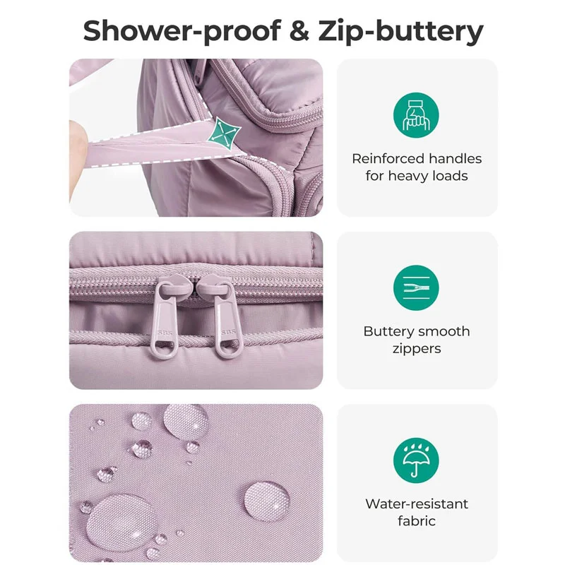 Guangzhou Fuliya Industry Co.,Ltd C-81432 This fluffy makeup bag is lightweight, water‑resistant with smooth zippers, 180° wide opening, and multiple mesh pockets – for travel and daily organization.