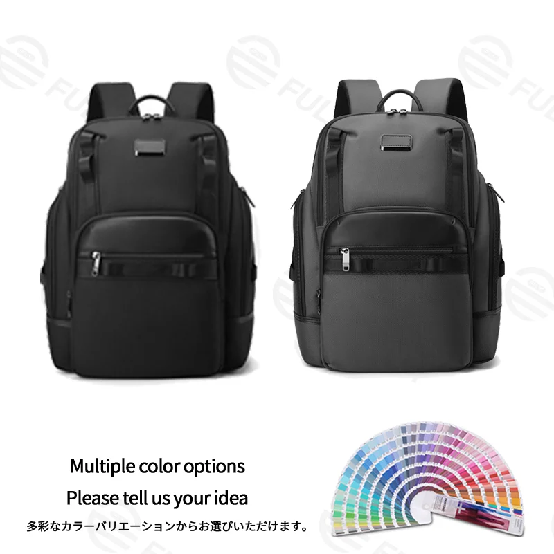 広州富麗雅実業有限会社 C-81436 このビジネスリュックは大容量で15.6インチPC対応、蜂巣背パッド・反射ストリップ・スーツケースベルト付き、通勤・旅行に最適です。
