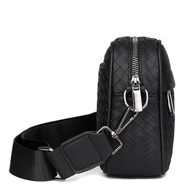 Guangzhou Fuliya Industry Co.,Ltd C-80912 Men's multi-functional shoulder/crossbody bag, water-repellent and wear-resistant, large capacity, multi-layer storage, approx. 0.3kg, adjustable strap - for commuting, outdoor, and daily use.