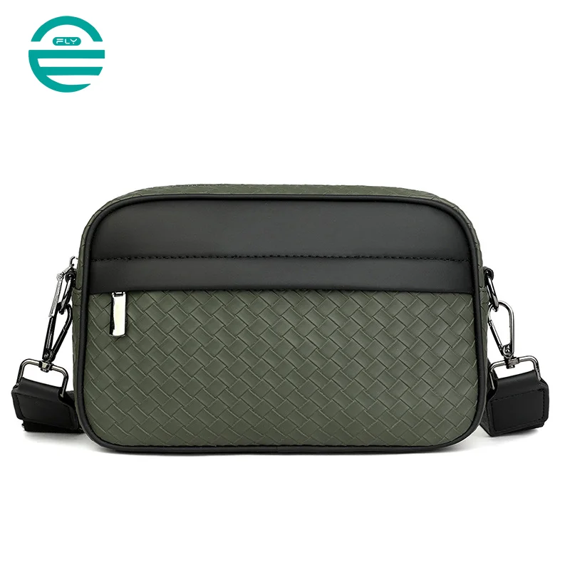 Guangzhou Fuliya Industry Co.,Ltd C-80912 Men's multi-functional shoulder/crossbody bag, water-repellent and wear-resistant, large capacity, multi-layer storage, approx. 0.3kg, adjustable strap - for commuting, outdoor, and daily use.