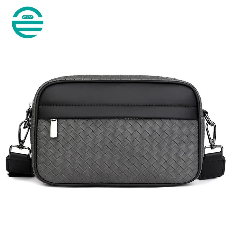 Guangzhou Fuliya Industry Co.,Ltd C-80912 Men's multi-functional shoulder/crossbody bag, water-repellent and wear-resistant, large capacity, multi-layer storage, approx. 0.3kg, adjustable strap - for commuting, outdoor, and daily use.