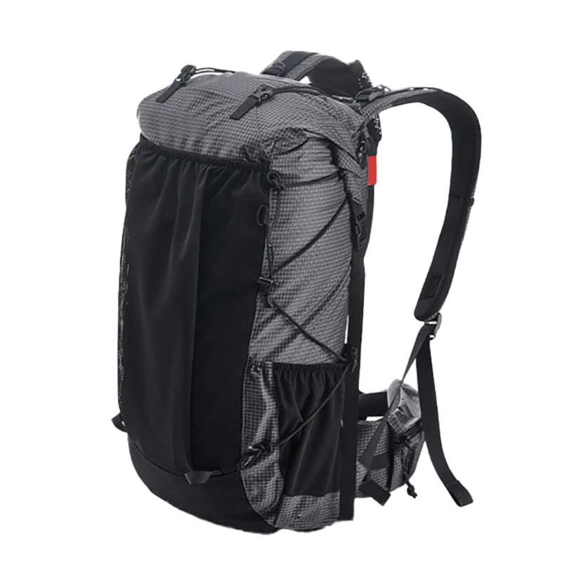 Guangzhou Fuliya Industry Co.,Ltd C-80917 Lightweight outdoor hiking backpack, water-resistant, large capacity, rain cover, elastic cords, expandable opening, and adjustable straps - 40L/60L for camping, hiking, and travel.