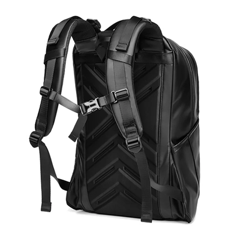 Guangzhou Fuliya Industry Co.,Ltd C-80918 Men's large-capacity backpack, multi-layer storage, laptop compartment, wet/dry pocket, load-reducing strap buckle, and high-elastic EVA back pad - for business, commuting, and school.