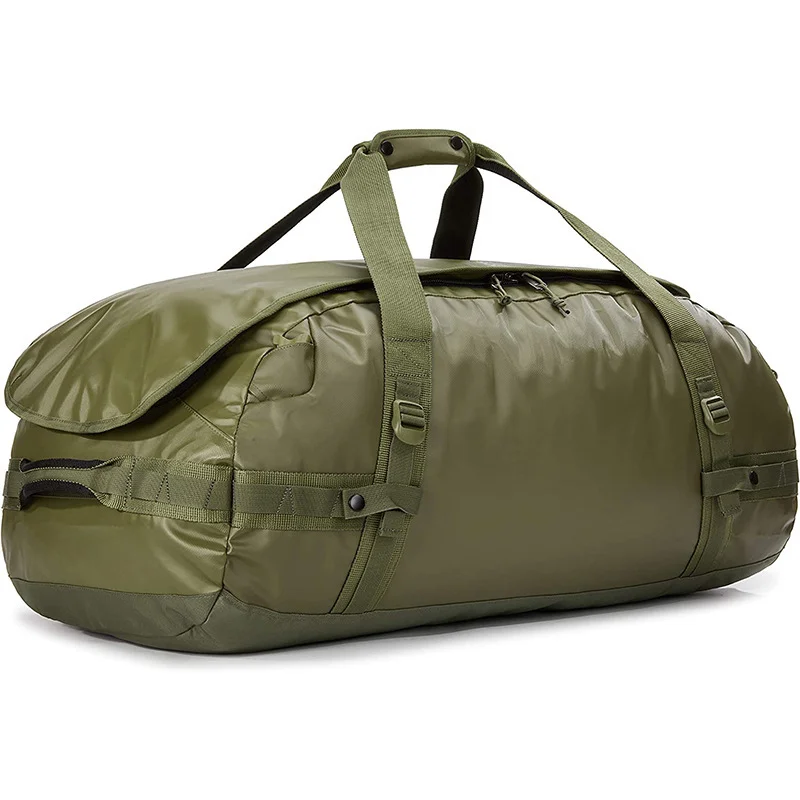 Guangzhou Fuliya Industry Co.,Ltd C-80920  Water-resistant sports travel duffel, large capacity, internal mesh pocket, dual zipper, and adjustable strap - hand or backpack carry for gym, camping, hiking, and weekend trips.
