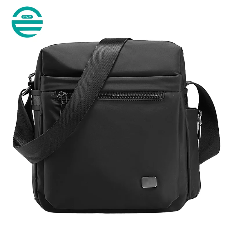 Guangzhou Fuliya Industry Co.,Ltd C-80922 Mini men's Oxford crossbody bag, multi-layer large capacity, approx. 0.38kg lightweight, adjustable strap - for daily use, commuting, and outings.
