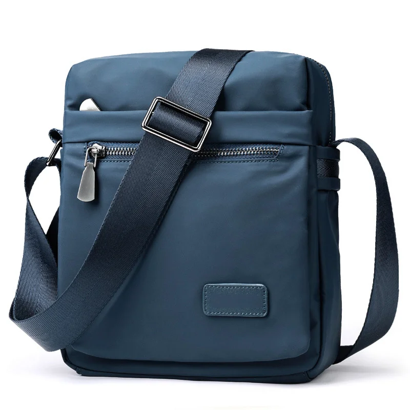 Guangzhou Fuliya Industry Co.,Ltd C-80922 Mini men's Oxford crossbody bag, multi-layer large capacity, approx. 0.38kg lightweight, adjustable strap - for daily use, commuting, and outings.