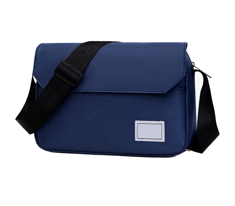 Guangzhou Fuliya Industry Co.,Ltd C-80923  Stylish minimalist crossbody bag, lightweight fabric approx. 0.21kg, square design, multi-compartment large capacity - for commuting, outdoor, sports, and business trips.