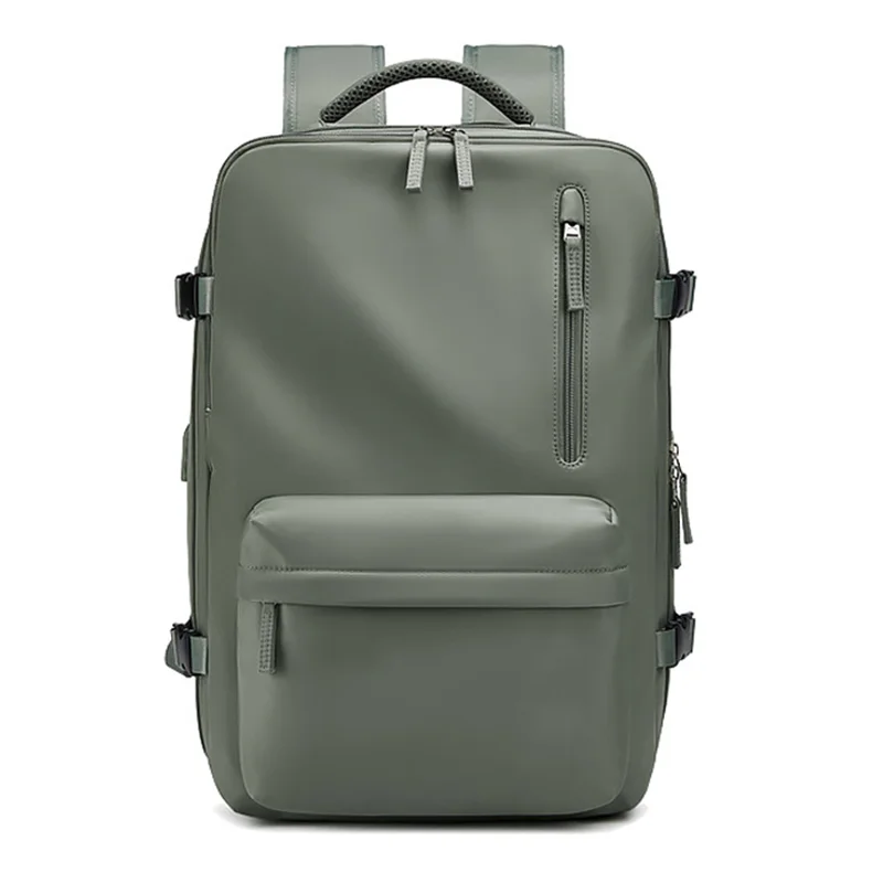 広州富麗雅実業有限会社  C-80933 軽量リュック、23L→39L拡張、180°開閉、16インチPCと5〜7日分の荷物対応、独立シューズ収納、乾湿分離ポケット、USBポート、3D緩衝背パッド、スーツケース固定ベルト付き。