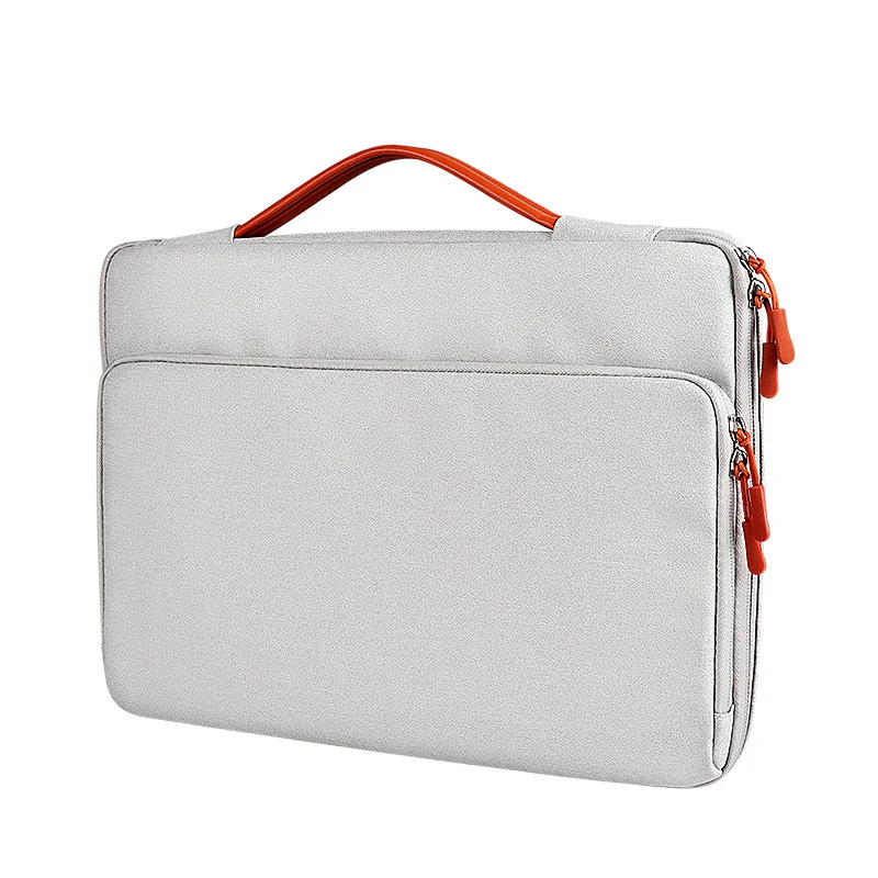 Guangzhou Fuliya Industry Co.,Ltd C-80954 16-inch shockproof laptop bag with 360° padding. Full-open design with laptop and accessory compartments, trolley sleeve, and retractable handle. For commuting and business trips.