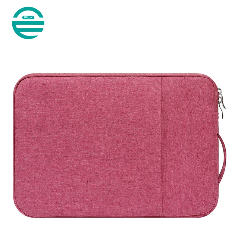 Guangzhou Fuliya Industry Co.,Ltd C-80955 Slim minimalist laptop bag with soft plush lining and front accessory pocket. Water-resistant, scratch-proof, and easy to clean. Integrated retractable handle. For commuting and travel.
