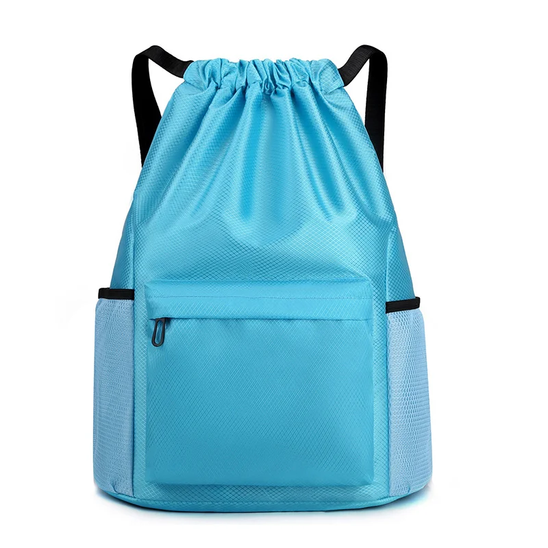 Guangzhou Fuliya Industry Co.,Ltd C-80957 Lightweight portable swim & gym bag with internal wet/dry separation. Multi-purpose, fits swim gear or a basketball easily. For swimming, fitness training, and casual daily use.