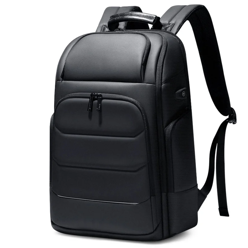 Guangzhou Fuliya Industry Co.,Ltd C-80964 Expandable business backpack, fits 15.6" laptop. Expands 6cm up to 39L. Features water-resistant fabric, multi-layer storage, USB port, and hidden anti-theft back pocket. For short trips and commuting.