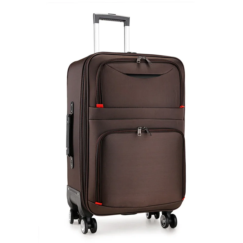 Guangzhou Fuliya Industry Co.,Ltd C-80965  Large-capacity luggage (20-28"). Water-resistant Oxford fabric, silent wheels, expandable zipper, and combination lock. Thickened alloy handle and multi-position grips. For business, school, and travel.