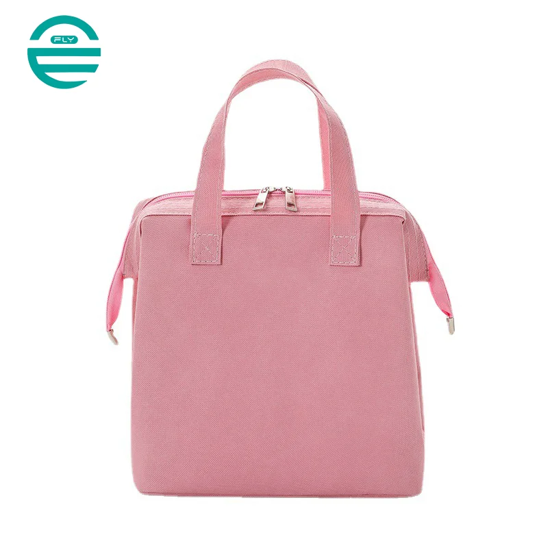 Guangzhou Fuliya Industry Co.,Ltd C-80984  Portable Macaron large-capacity lunch bag. Foil-lined layer keeps food warm/cold for 2-4 hours. Fits bento and fruit. For commuting and picnics.