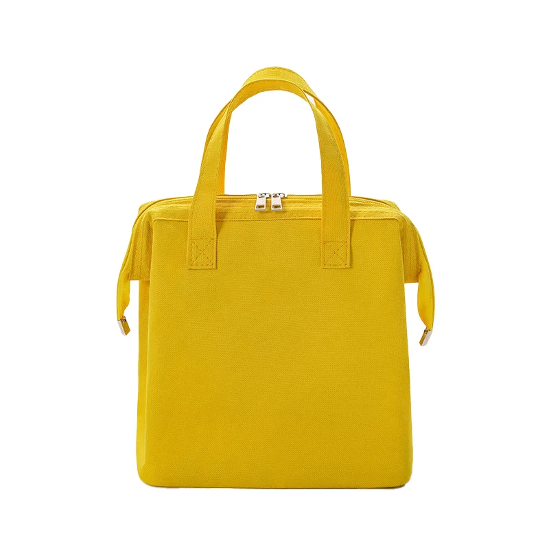 Guangzhou Fuliya Industry Co.,Ltd C-80984  Portable Macaron large-capacity lunch bag. Foil-lined layer keeps food warm/cold for 2-4 hours. Fits bento and fruit. For commuting and picnics.