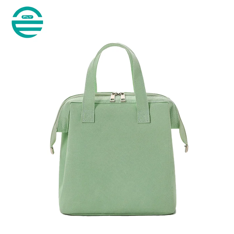 Guangzhou Fuliya Industry Co.,Ltd C-80984  Portable Macaron large-capacity lunch bag. Foil-lined layer keeps food warm/cold for 2-4 hours. Fits bento and fruit. For commuting and picnics.