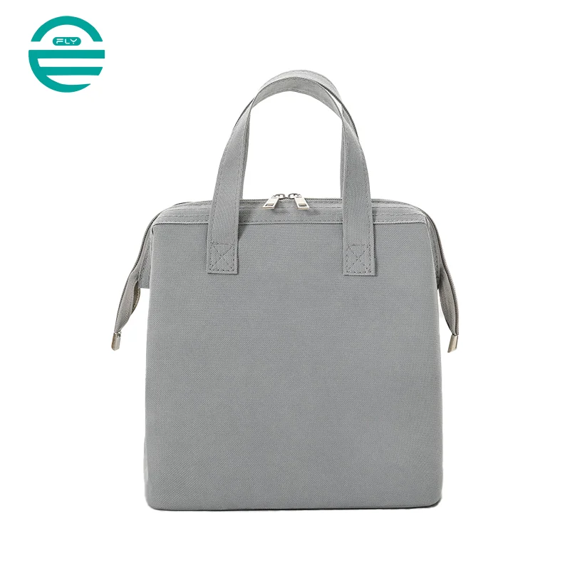 Guangzhou Fuliya Industry Co.,Ltd C-80984  Portable Macaron large-capacity lunch bag. Foil-lined layer keeps food warm/cold for 2-4 hours. Fits bento and fruit. For commuting and picnics.