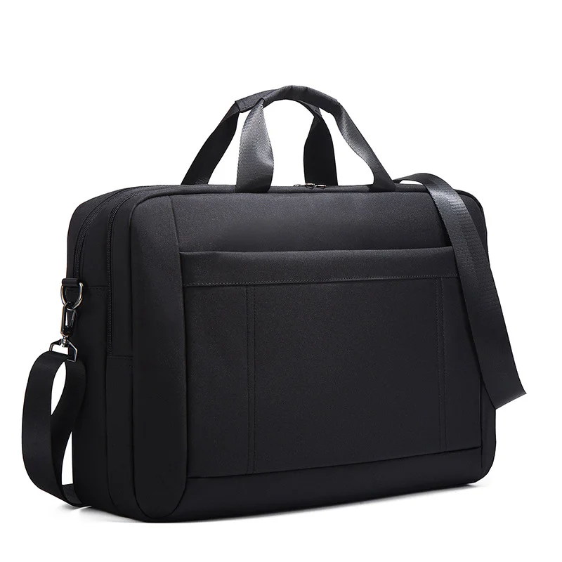 Guangzhou Fuliya Industry Co.,Ltd C-80994 Lightweight business laptop bag, fits 17" laptops. Water-resistant Oxford fabric, organized compartments, padded laptop sleeve, and trolley sleeve. Shoulder/crossbody/hand carry. For commuting and business trips.
