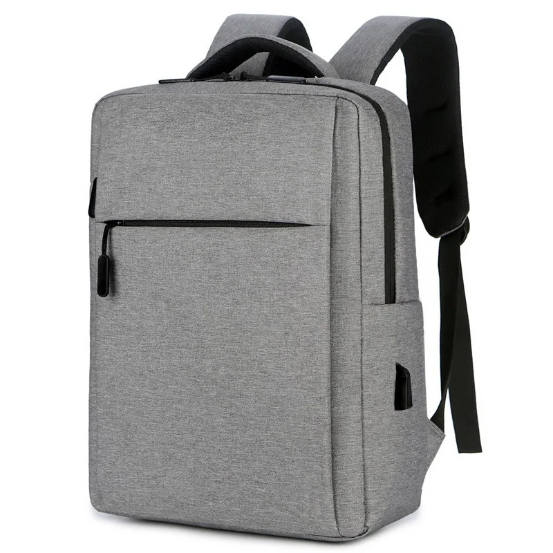 Guangzhou Fuliya Industry Co.,Ltd C-81016Men's business laptop backpack, water-resistant, large capacity, external USB port, and luggage strap, customizable logo - for commuting, business trips, and travel.