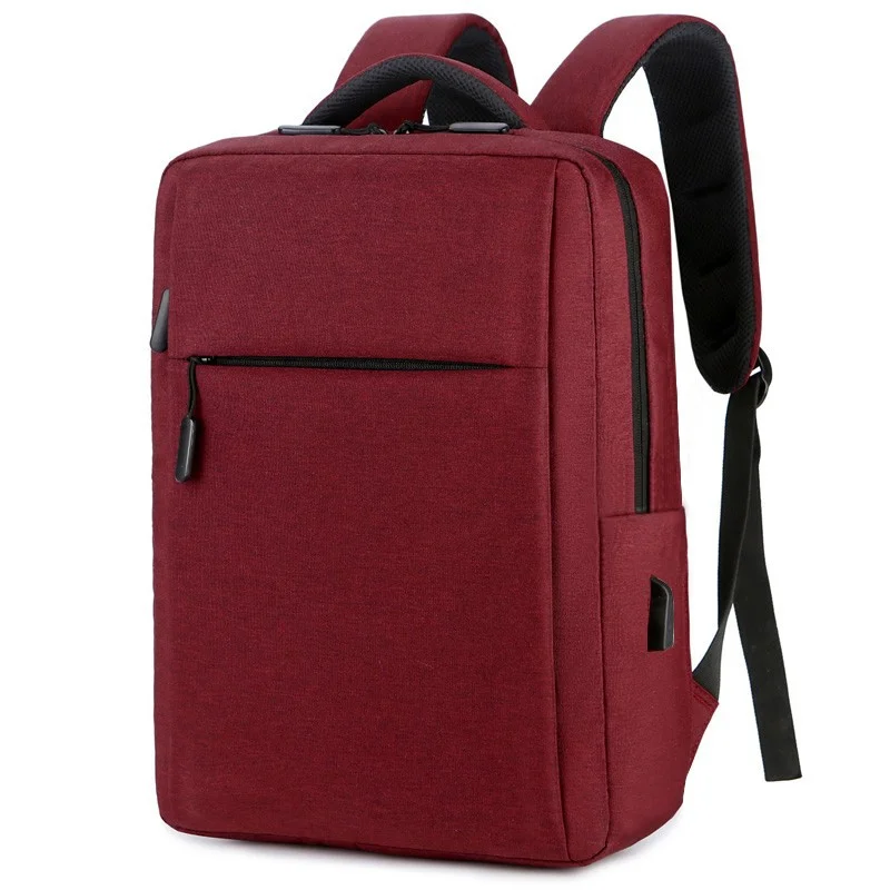 Guangzhou Fuliya Industry Co.,Ltd C-81016Men's business laptop backpack, water-resistant, large capacity, external USB port, and luggage strap, customizable logo - for commuting, business trips, and travel.