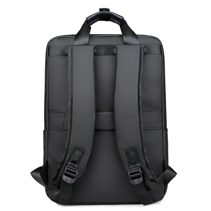Guangzhou Fuliya Industry Co.,Ltd C-81046 Multi-functional backpack, water-resistant, large capacity, laptop compartment, side pocket, front pocket, and luggage strap - hand or backpack carry for students, commuting, and travel.