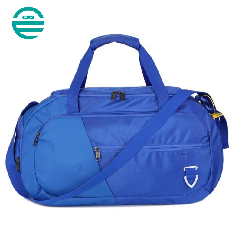 Guangzhou Fuliya Industry Co.,Ltd C-81090 Large-capacity sports travel gym bag, water-resistant, multi-layer storage, shoe compartment, dual zipper, adjustable strap, and side mesh pocket - for gym, travel, and business trips.