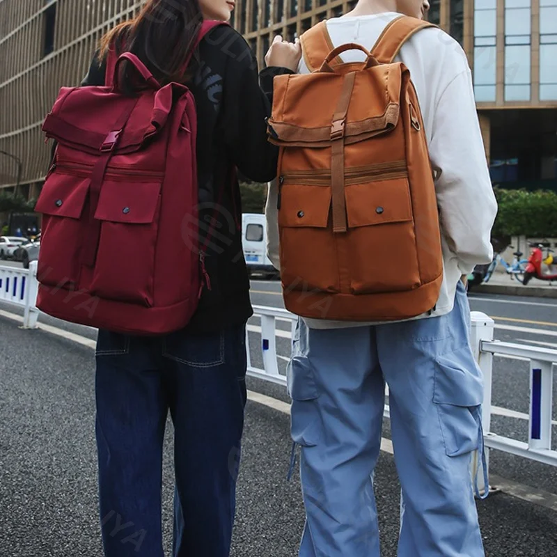 広州富麗雅実業有限会社 C-81093 大容量ロールトップリュック、撥水・耐磨耗、多層収納、PCスリーブ、多機能ポケット、ダブルジッパー、バックル、快適ハンドル - 学生・通勤・旅行に。